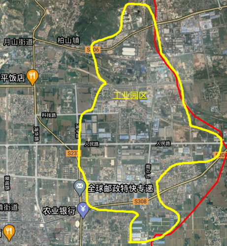 (博爱县工业园区卫星图)(博爱县工厂)除了工业较发达外,博爱县的旅游